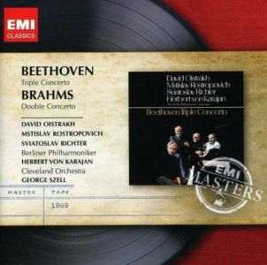 Herbert von Karajan - Beethoven: Triple Concerto / Brahms: Double Concerto - EMI Masters