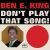 Ben E. King - Don't Play That Song! (Atlantic 75 Limited Clear Vinyl)